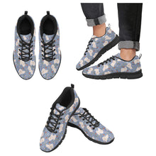 Load image into Gallery viewer, Flower Garden Bichon Frise Women's Breathable Sneakers-CornflowerBlue-US13-23