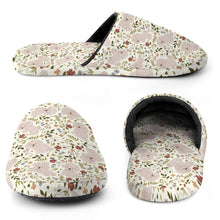 Load image into Gallery viewer, Flower Garden Bichon Frise Women's Cotton Mop Slippers-2
