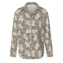 Load image into Gallery viewer, Flower Garden Bichon Frise Women's Shirt-Apparel-Apparel,Bichon Frise,Dog Mom Gifts,Shirt-27