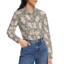 Load image into Gallery viewer, Flower Garden Bichon Frise Women's Shirt-Apparel-Apparel,Bichon Frise,Dog Mom Gifts,Shirt-20
