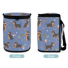 Load image into Gallery viewer, Flower Garden Black and Tan Chihuahuas Multipurpose Car Storage Bag - 4 Colors-Car Accessories-Bags, Car Accessories, Chihuahua-11