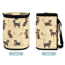 Load image into Gallery viewer, Flower Garden Black and Tan Chihuahuas Multipurpose Car Storage Bag - 4 Colors-Car Accessories-Bags, Car Accessories, Chihuahua-7
