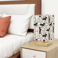 Load image into Gallery viewer, Flower Garden Black Dachshund Desktop Table Lamp-Desk Lamps-Christmas,Dachshund,Dog Dad Gifts,Dog Mom Gifts,Home Decor,Lamp-4