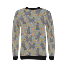 Load image into Gallery viewer, Flower Garden Black Labs Women&#39;s Sweatshirt - 5 Colors-Apparel-Apparel, Black Labrador, Labrador, Shirt, Sweatshirt, T Shirt-16