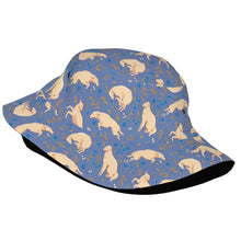 Load image into Gallery viewer, Flower Garden Borzoi Husky Bucket Hat-Hats &amp; Caps-Accessories,Borzoi,Dog Dad Gifts,Dog Mom Gifts,Hats-10