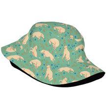 Load image into Gallery viewer, Flower Garden Borzoi Husky Bucket Hat-Hats &amp; Caps-Accessories,Borzoi,Dog Dad Gifts,Dog Mom Gifts,Hats-18