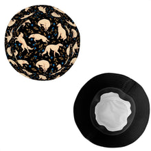 Load image into Gallery viewer, Flower Garden Borzoi Husky Bucket Hat-Hats &amp; Caps-Accessories,Borzoi,Dog Dad Gifts,Dog Mom Gifts,Hats-4