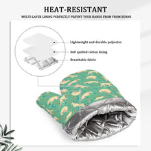 Load image into Gallery viewer, Flower Garden Borzoi Oven Mitts and Pot Holder Set-Kitchen Decor-Accessories,Borzoi,Dog Mom Gifts-11