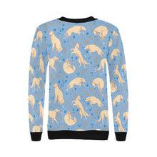 Load image into Gallery viewer, Flower Garden Borzoi Sweatshirt for Women-14