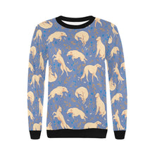 Load image into Gallery viewer, Flower Garden Borzoi Sweatshirt for Women-18