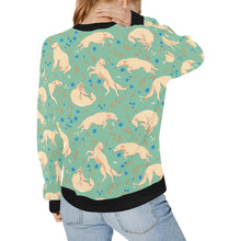 Load image into Gallery viewer, Flower Garden Borzoi Sweatshirt for Women-20