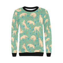 Load image into Gallery viewer, Flower Garden Borzoi Sweatshirt for Women-21