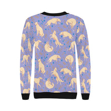 Load image into Gallery viewer, Flower Garden Borzoi Sweatshirt for Women-26