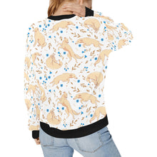 Load image into Gallery viewer, Flower Garden Borzoi Sweatshirt for Women-2