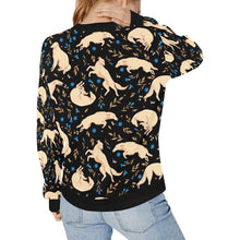 Load image into Gallery viewer, Flower Garden Borzoi Sweatshirt for Women-32