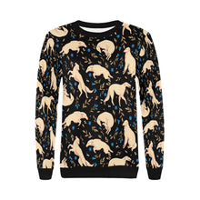 Load image into Gallery viewer, Flower Garden Borzoi Sweatshirt for Women-33