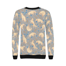 Load image into Gallery viewer, Flower Garden Borzoi Sweatshirt for Women-34