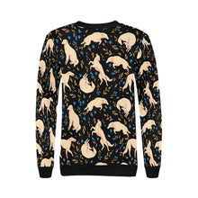 Load image into Gallery viewer, Flower Garden Borzoi Sweatshirt for Women-36