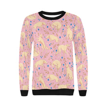 Load image into Gallery viewer, Flower Garden Borzoi Sweatshirt for Women-5