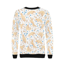 Load image into Gallery viewer, Flower Garden Borzoi Sweatshirt for Women-7