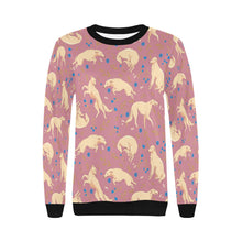 Load image into Gallery viewer, Flower Garden Borzoi Sweatshirt for Women-9