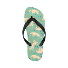 Load image into Gallery viewer, Flower Garden Borzoi Unisex Slippers-Footwear-Accessories, Borzoi, Dog Mom Gifts, Slippers-23
