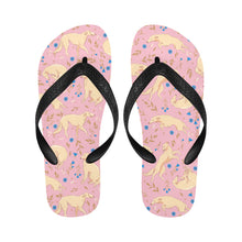 Load image into Gallery viewer, Flower Garden Borzoi Unisex Slippers-Footwear-Accessories, Borzoi, Dog Mom Gifts, Slippers-4