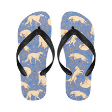 Load image into Gallery viewer, Flower Garden Borzoi Unisex Slippers-Footwear-Accessories, Borzoi, Dog Mom Gifts, Slippers-7