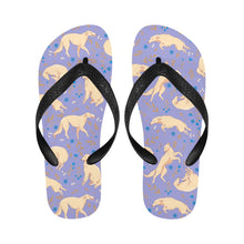 Load image into Gallery viewer, Flower Garden Borzoi Unisex Slippers-Footwear-Accessories, Borzoi, Dog Mom Gifts, Slippers-9