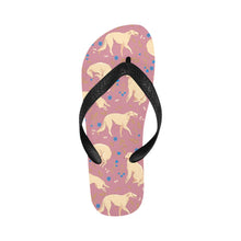 Load image into Gallery viewer, Flower Garden Borzoi Unisex Slippers-Footwear-Accessories, Borzoi, Dog Mom Gifts, Slippers-Dusty Pink-S-16