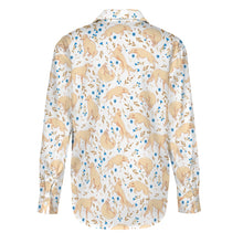 Load image into Gallery viewer, Flower Garden Borzoi Women's Shirt-Apparel-Apparel,Borzoi,Dog Mom Gifts,Shirt-3