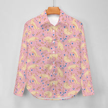 Load image into Gallery viewer, Flower Garden Borzoi Women's Shirt-Apparel-Apparel,Borzoi,Dog Mom Gifts,Shirt-20