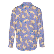 Load image into Gallery viewer, Flower Garden Borzoi Women's Shirt-Apparel-Apparel,Borzoi,Dog Mom Gifts,Shirt-18