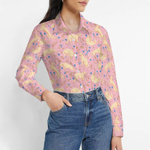 Load image into Gallery viewer, Flower Garden Borzoi Women's Shirt-Apparel-Apparel,Borzoi,Dog Mom Gifts,Shirt-8