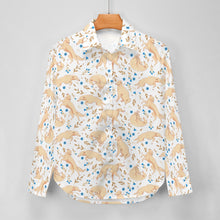 Load image into Gallery viewer, Flower Garden Borzoi Women's Shirt-Apparel-Apparel,Borzoi,Dog Mom Gifts,Shirt-6