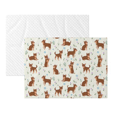 Load image into Gallery viewer, Flower Garden Chocolate Chihuahua Blanket for Dog-Pet Furniture-19
