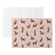 Load image into Gallery viewer, Flower Garden Chocolate Chihuahua Blanket for Dog-Pet Furniture-2