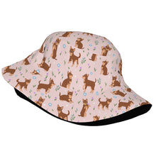 Load image into Gallery viewer, Flower Garden Chocolate Chihuahua Bucket Hat-Hats &amp; Caps-Accessories,Chihuahua,Dog Dad Gifts,Dog Mom Gifts,Hats-2