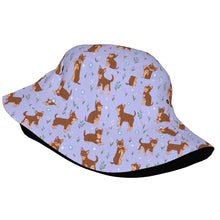Load image into Gallery viewer, Flower Garden Chocolate Chihuahua Bucket Hat-Hats &amp; Caps-Accessories,Chihuahua,Dog Dad Gifts,Dog Mom Gifts,Hats-34