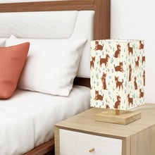 Load image into Gallery viewer, Flower Garden Chocolate Chihuahuas Desktop Table Lamp-Desk Lamps-Chihuahua,Dog Dad Gifts,Dog Mom Gifts,Home Decor,Lamp-4