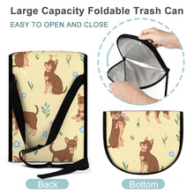 Load image into Gallery viewer, Flower Garden Chocolate Chihuahuas Multipurpose Car Storage Bag - 4 Colors-Car Accessories-Bags, Car Accessories, Chihuahua-13