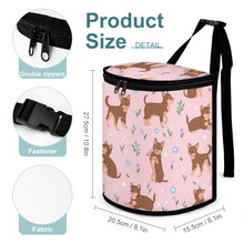 Load image into Gallery viewer, Flower Garden Chocolate Chihuahuas Multipurpose Car Storage Bag - 4 Colors-Car Accessories-Bags, Car Accessories, Chihuahua-15
