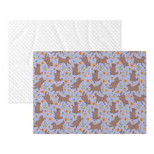 Load image into Gallery viewer, Flower Garden Chocolate Labrador Blanket for Dog-Pet Furniture-11