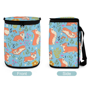 Flower Garden Corgi Love Multipurpose Car Storage Bag-14