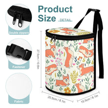 Load image into Gallery viewer, Flower Garden Corgi Love Multipurpose Car Storage Bag-9