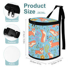 Load image into Gallery viewer, Flower Garden Corgi Love Multipurpose Car Storage Bag-15