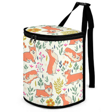 Load image into Gallery viewer, Flower Garden Corgi Love Multipurpose Car Storage Bag-ONE SIZE-Ivory-7