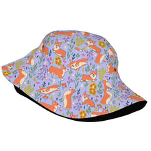 Load image into Gallery viewer, Flower Garden Corgis Bucket Hat-Hats &amp; Caps-Accessories,Corgi,Dog Dad Gifts,Dog Mom Gifts,Hats-42