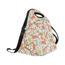 Load image into Gallery viewer, Flower Garden Corgis Neoprene Lunch Bag-13