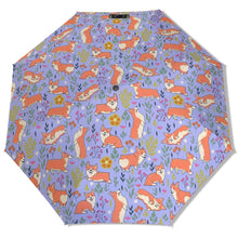 Load image into Gallery viewer, Flower Garden Corgis Umbrella-Accessories-Accessories,Dog Mom Gifts,Umbrella-11